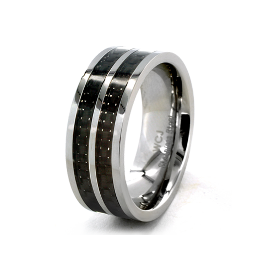 Mens wedding ring alternative metal