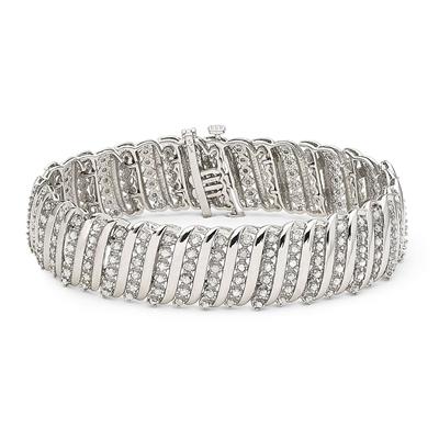 5 Carat Diamond Tennis Bracelet in .925 Sterling Silver