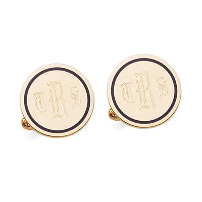 23k Gold Electroplated Cuff Links