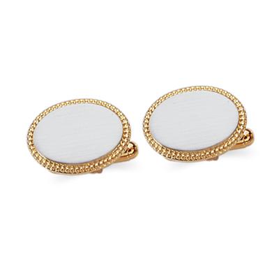 23k Gold Electroplated Cuff Links