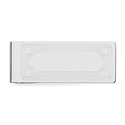 23k Rhodium Electroplated Money Clip