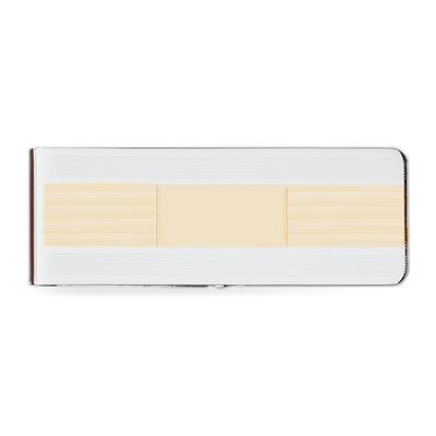 23k Rhodium Electroplated Hinged Money Clip