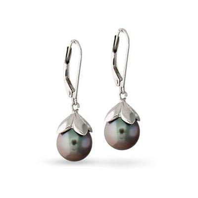 Tahitian Pearl Drop Earrings