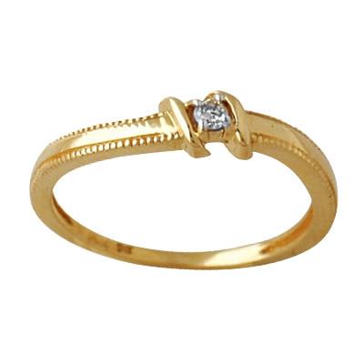 Diamond Ring in 14K Yellow Gold