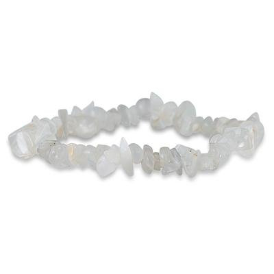 35 Carat All Natural Uncut Genuine White Moon Bracelet