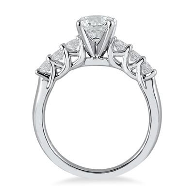 Diamond Bridal Set in 14K White Gold