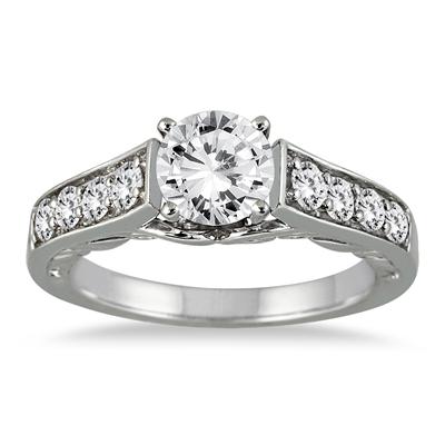 Diamond Bridal Set in 14K White Gold