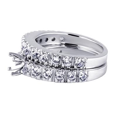 Diamond Bridal Set in Platinum