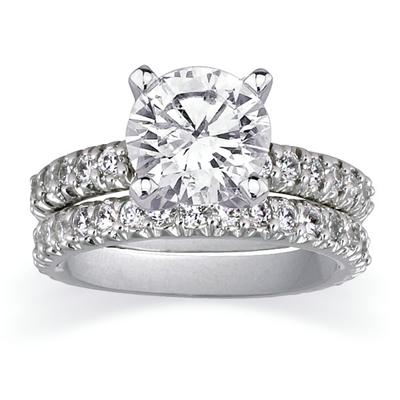 Diamond Bridal Set in Platinum