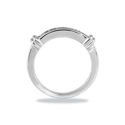 14k White Gold Diamond Engagement Ring with Matching Band