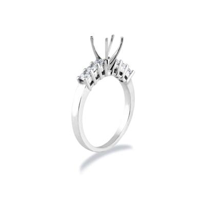 Palladium Diamond Engagement Ring Setting