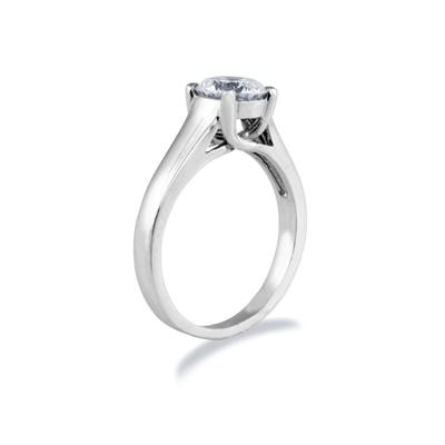 Palladium Trellis Engagement Ring Setting