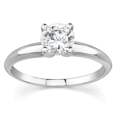 Classic Solitaire Setting in White Gold Setting