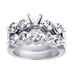 Diamond Bridal Set in Platinum