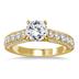 Diamond Bridal Set in 14K Yellow Gold
