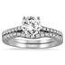 Diamond Bridal Set in 14K White Gold