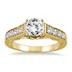 Diamond Bridal Set in 14K Yellow Gold