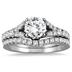Diamond Bridal Set in 14K White Gold