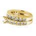 Diamond Bridal Set in Yellow Gold