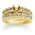 Diamond Bridal Set in Yellow Gold