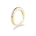 14k Yellow Gold Prong Set Diamond Engagement Ring with Matching Band