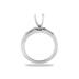 Palladium Channel Set Princess Engagement Ring with Matching Band