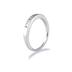 Platinum Channel Set Princess Engagement Ring with Matching Band