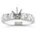 14k White Gold Channel Set Engagement Ring