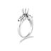 14k White Gold Channel Set Engagement Ring