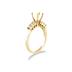 18k Yellow Gold Diamond Engagement Ring Setting