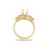 14k Yellow Gold Diamond Engagement Ring Setting