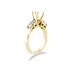 14k Yellow Gold Diamond Engagement Ring Setting