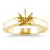 14k Yellow Gold Diamond Engagement Ring Setting