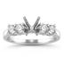 18k White Gold Diamond Engagement Ring Setting