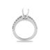 14k White Gold Prong Set Diamond Engagement Ring
