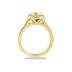 18k Yellow Gold Bezel Set Engagement Ring