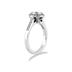 Platinum Bezel Set Engagement Ring