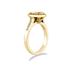14k Yellow Gold Bezel  Set Engagement Ring