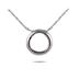Platinum Bezal Set Round Solitaire Pendant Setting