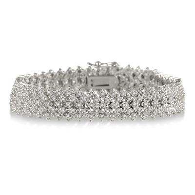 2.00 Carat Diamond Bracelet in .925 Sterling Silver