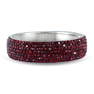 Red Crystal Rhinestone Bangle 