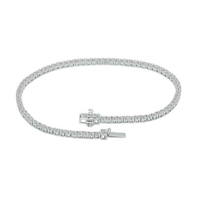 2 Carat TW Lab Grown Diamond Tennis Bracelet in 14K White Gold