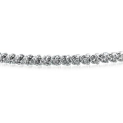 2.00CTW Classic Diamond Bracelet in 14K White Gold