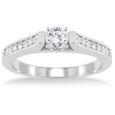 3/4 Carat TW Diamond Bridal Set in 10K White Gold