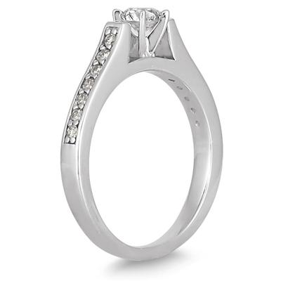 3/4 Carat TW Diamond Bridal Set in 10K White Gold