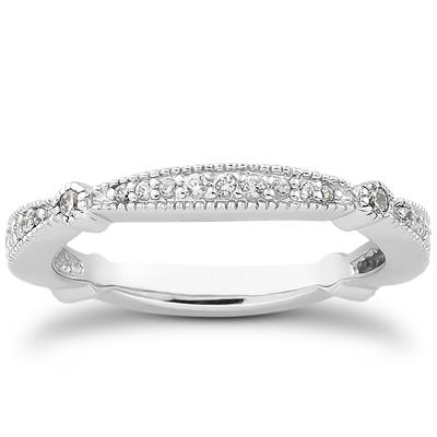 4/5 Carat TW Blue and White Diamond Engagement Bridal Set in 10K White Gold