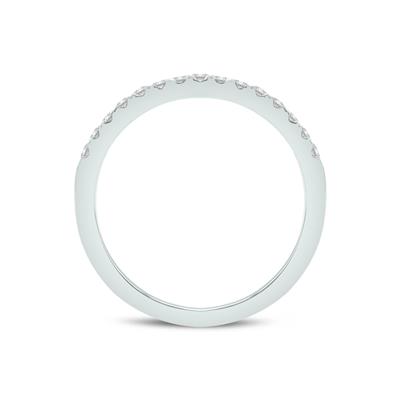 3 1/5 Carat TW Round Cut Lab Grown Diamond Halo Bridal Set in 14K White Gold