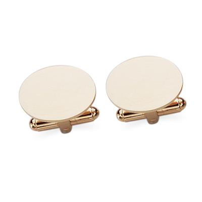 23 Karat Gold Electroplate Swival Action Cuff Links