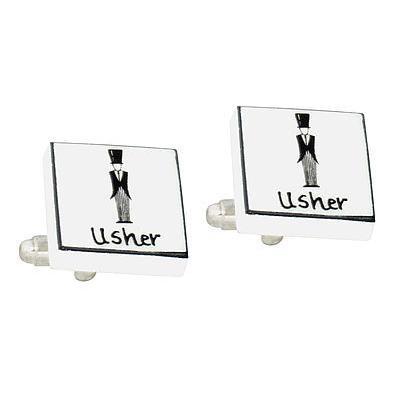 Usher Bone China Cufflinks