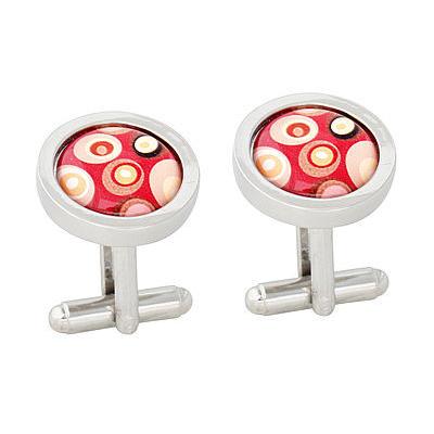 Psychedelia Brown Swirl Cufflinks